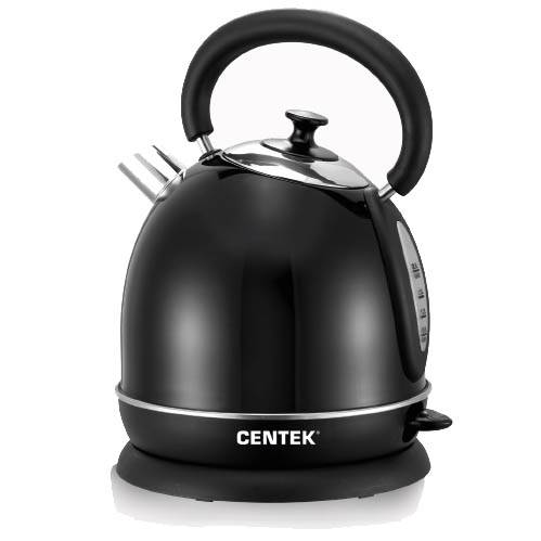 Чайник CENTEK CT-1078 (2л) 2200Вт металл(матовый)цветной, LED, съемный фильтр, 2-я защита