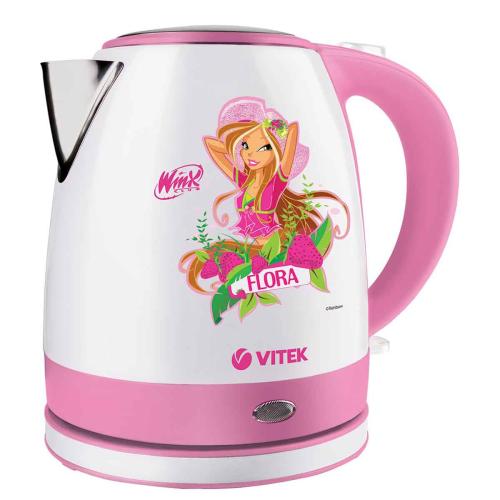 Чайник VITEK WX-1001 1,2л, 2200Вт корпус металл, закрытая спираль