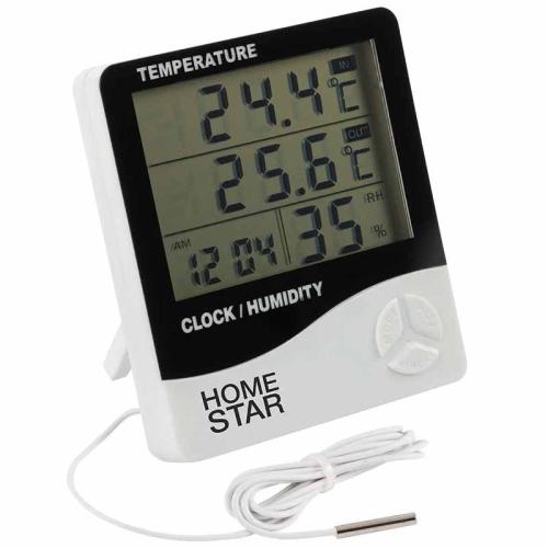 Термометр+гигрометр цифровой HOMESTAR HS-0109 с выносным датчиком