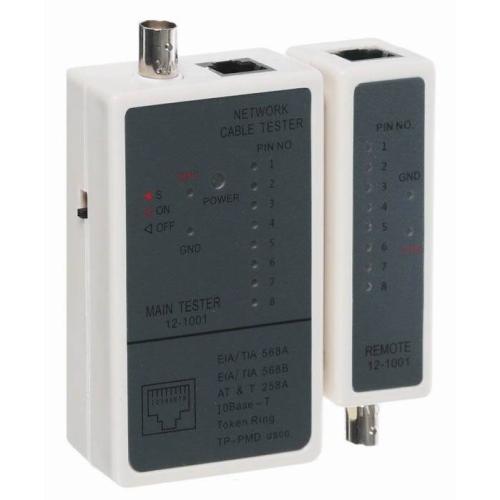 Тестер кабеля REXANT (RJ-45+BNC) 5248 12-1001