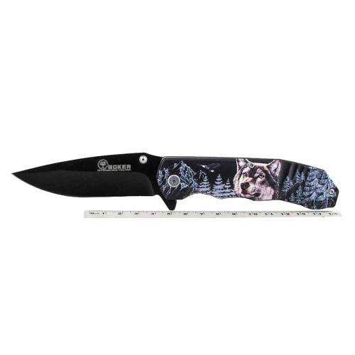 нож 230(F-230D) раскладной BOKER волк  82861