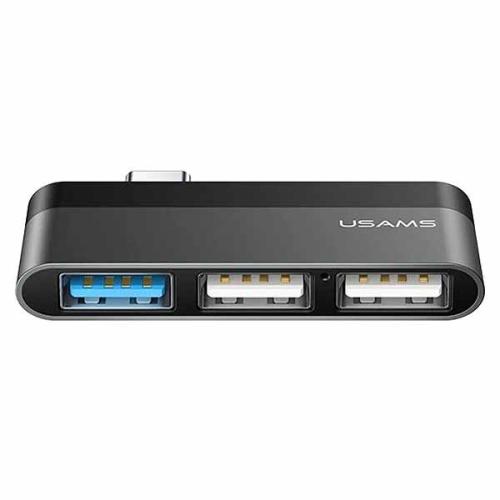 Разветвитель(концентратор) USB Usams US-SJ463 Type-c/выход 2гнезда USB,microSD