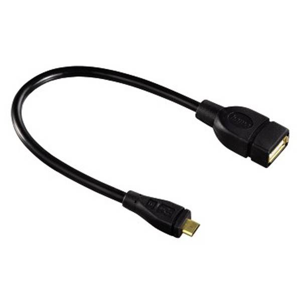 Переходник USB A(F) гнездо - micro B(M)с проводом отг по 5шт.