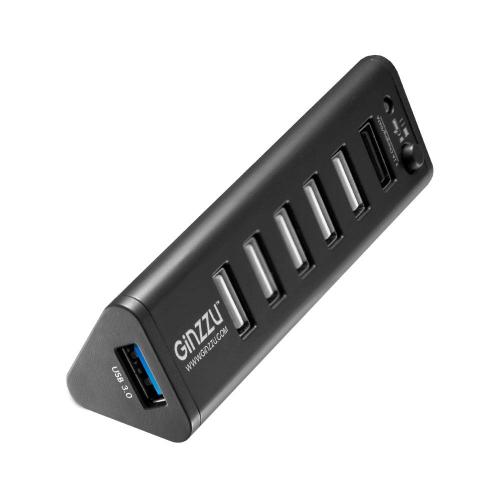 концентратор GINZZU GR-315UAB HUB  7порт USB 3.0(1)/2.0(6)