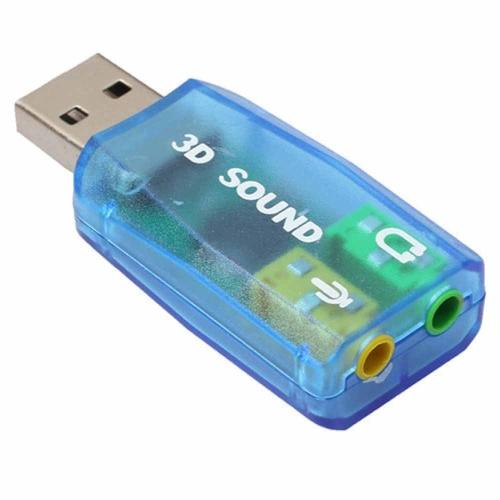 адаптер 3D Sound USB/наушники+микрофон АС002