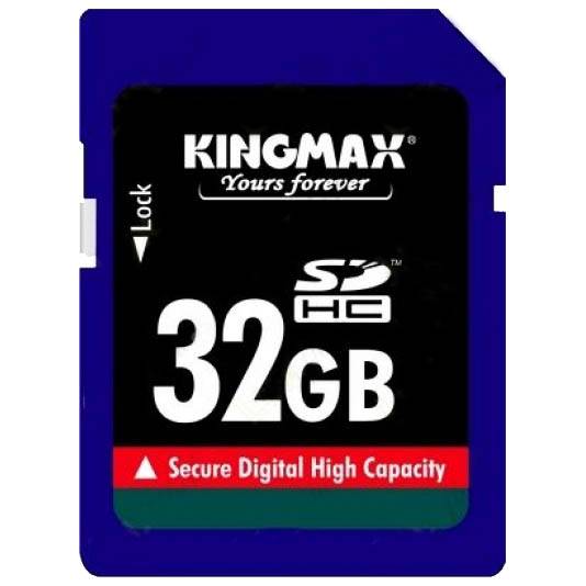 Память SD 32Gb KINGMAX(класс 6)