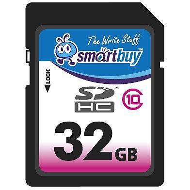 Память SD 32Gb SMART BUY класс 10