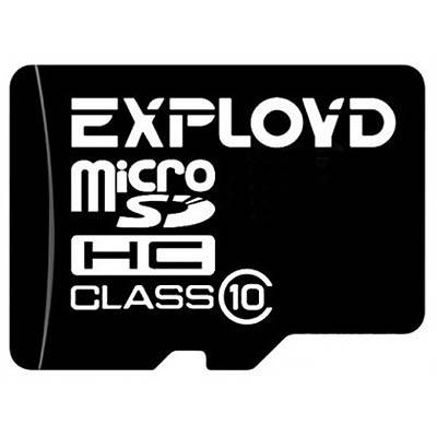 Память SD Micro 64Gb EXPLOYD + adapter класс 10