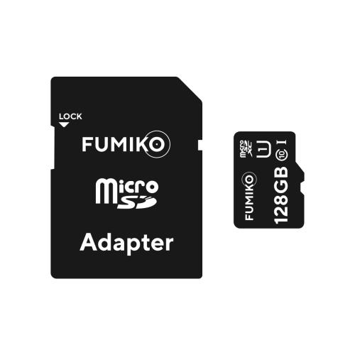 Память SD Micro 128Gb FUMICO + SD adapter  класс 10 UHS-I