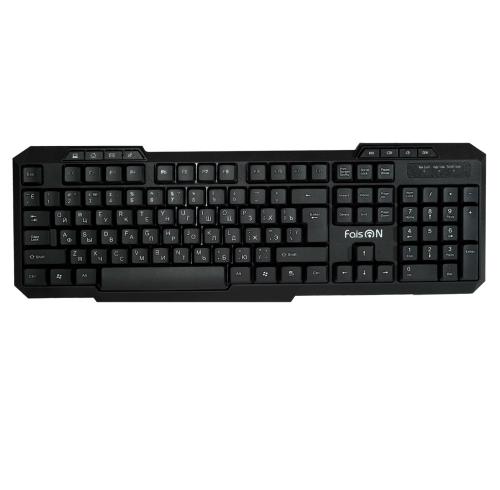 Клавиатура FaisON SHOOTER 118 KB мультимедийная  USB