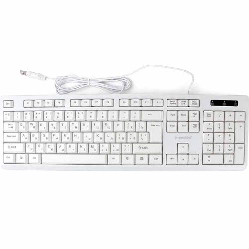 Клавиатура Gembird KB-8355U, лазерн.гравировка 1,85м USB