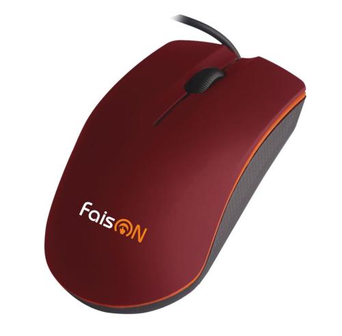 Мышь FaisON M-20A Mini Soft USB, 3кн 1000dpi