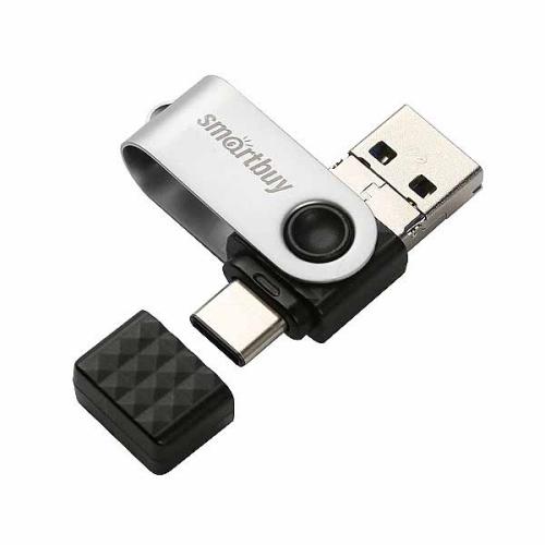 Флэш диск 32Gb Smart Buy TRIO 3в1 microUSB/Type-C/USB 3.0