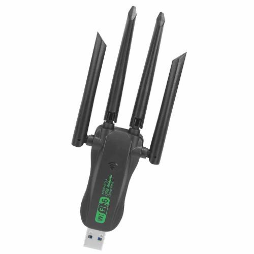 Адаптер WiFi6+bluetooth WR09 900Mbps 2-х диапазонный USB3.0 S1389