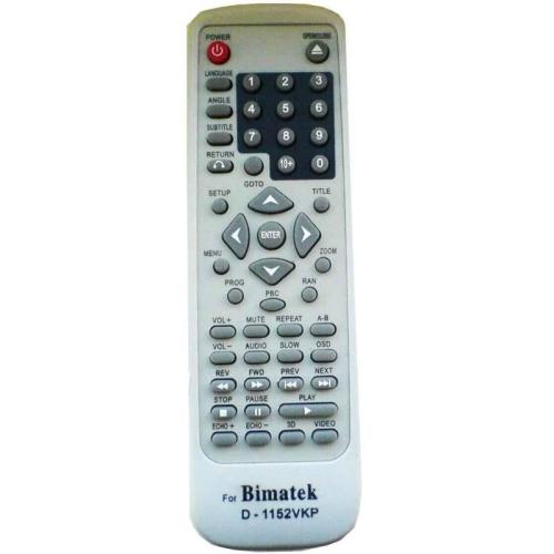 Пульт дистанционного управления BIMATEK D-1152VKP DVD