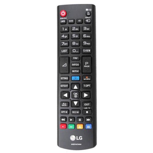 Пульт дистанционного управления LG AKB 74475404 TV LCD