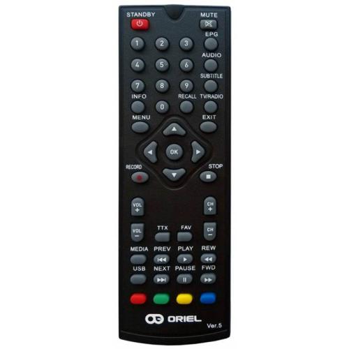 Пульт дистанционного управления ORIEL 5HD /TESLER DSR-07/DSR-10/DSR-05 DVB-T2(ПДУ5)