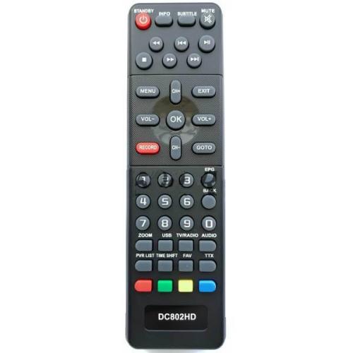 Пульт дистанционного управления D-COLOR DC802HD ресивера цифрового эфирного ТВ