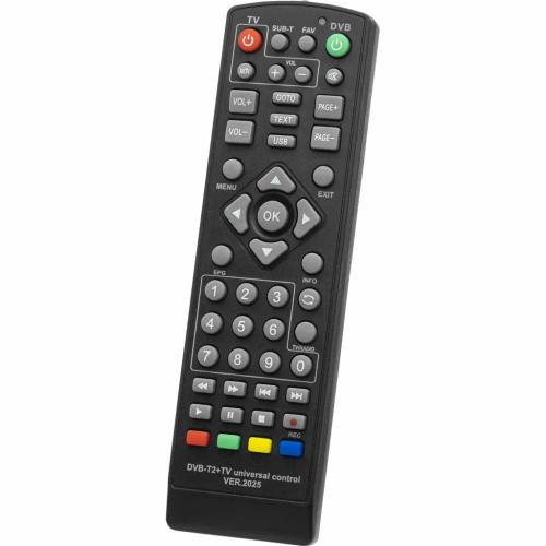 Пульт дистанционного управления универсальный HUAYU DVB-T2+TV Ver.2025