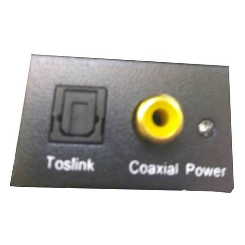 конвертер Toslink(SPDIF)->2xRCA без шнуров