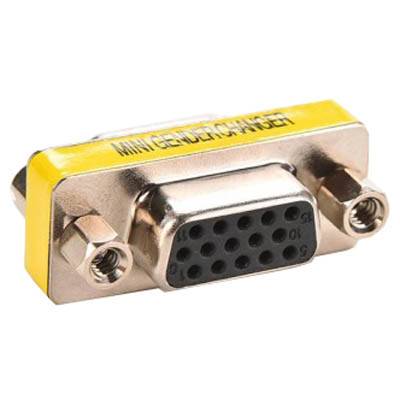 Переходник VGA гн-VGA гн mini (позол.)AC 08-008/22-009